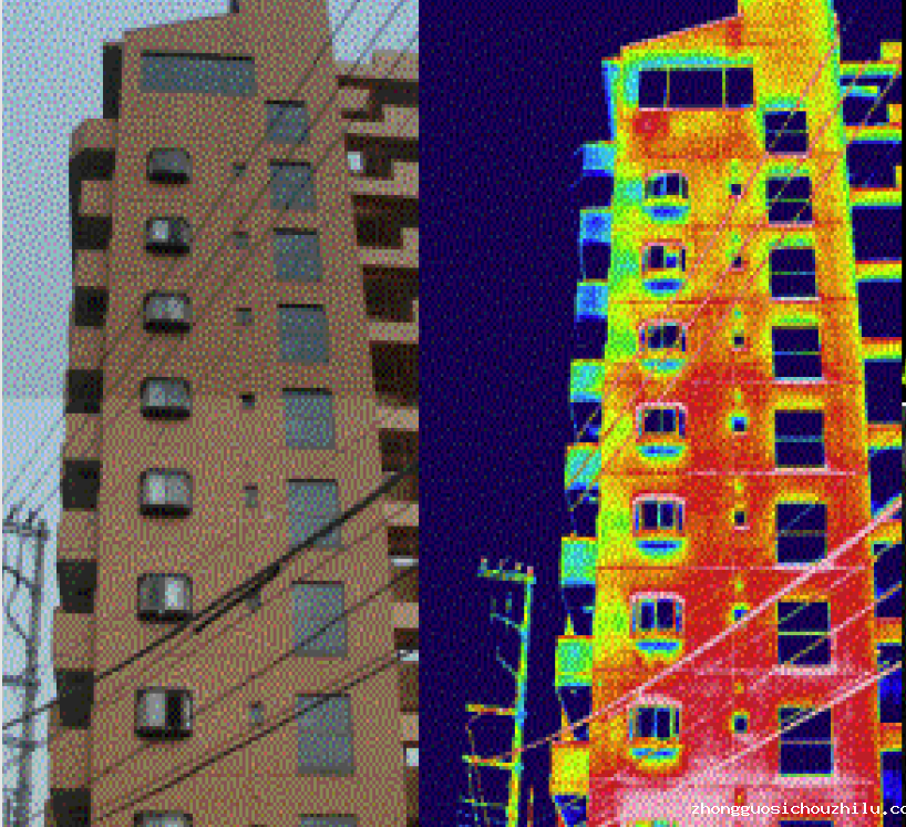 External wall hollow drum infrared detection service